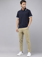 Men's Mint Cotton Caribbean Slim Fit Solid 5 Pocket Cross Pocket Trouser